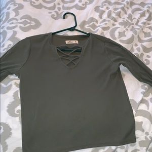 Long sleeve green long sleeve